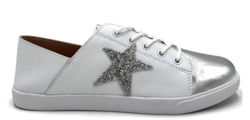 Julz - Vicki - White +Metallic Toe
