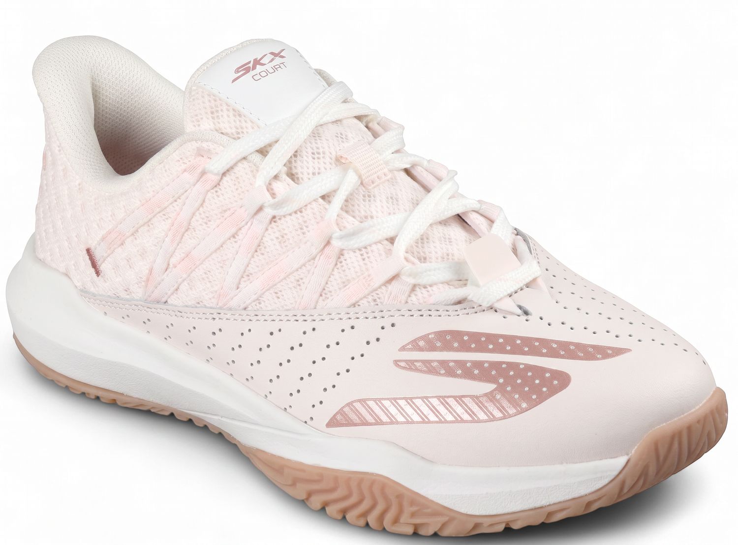 Sketchers - Viper Court - Rally ( Ladies ) Light Pink/Padel shoes, Size.: Uk4