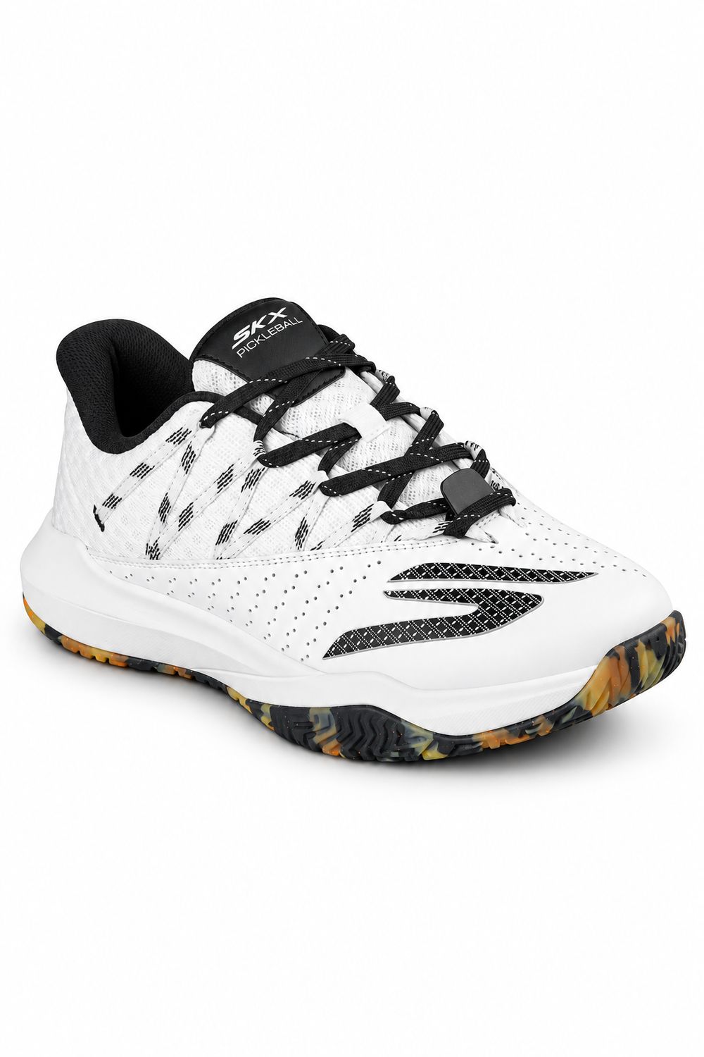 Sketchers - Mens - Viper Court - Rally White/Black/Padel Shoes, Sizes: UK8