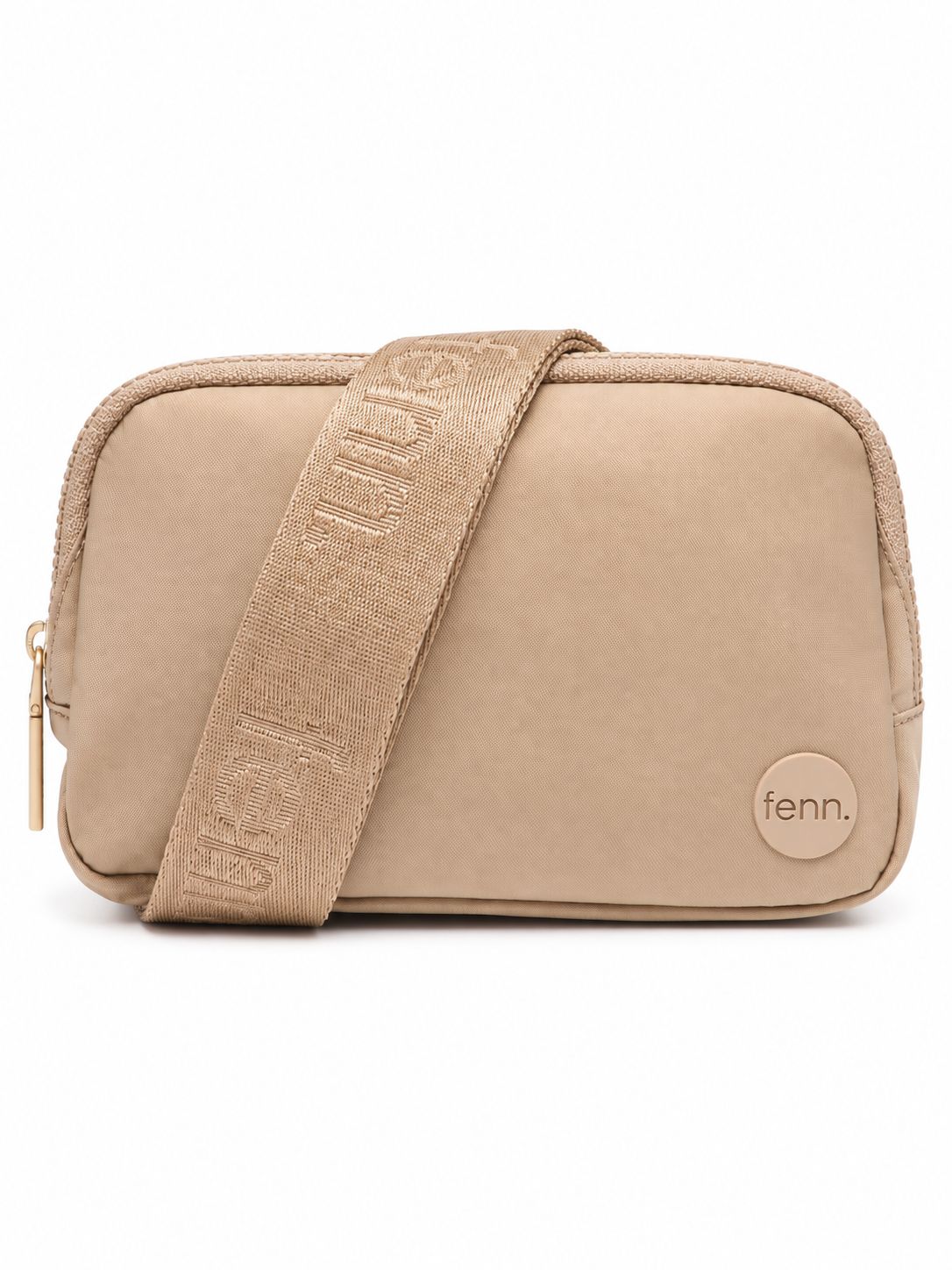 Fenn - Belt Bag – Stone – Gold Trim