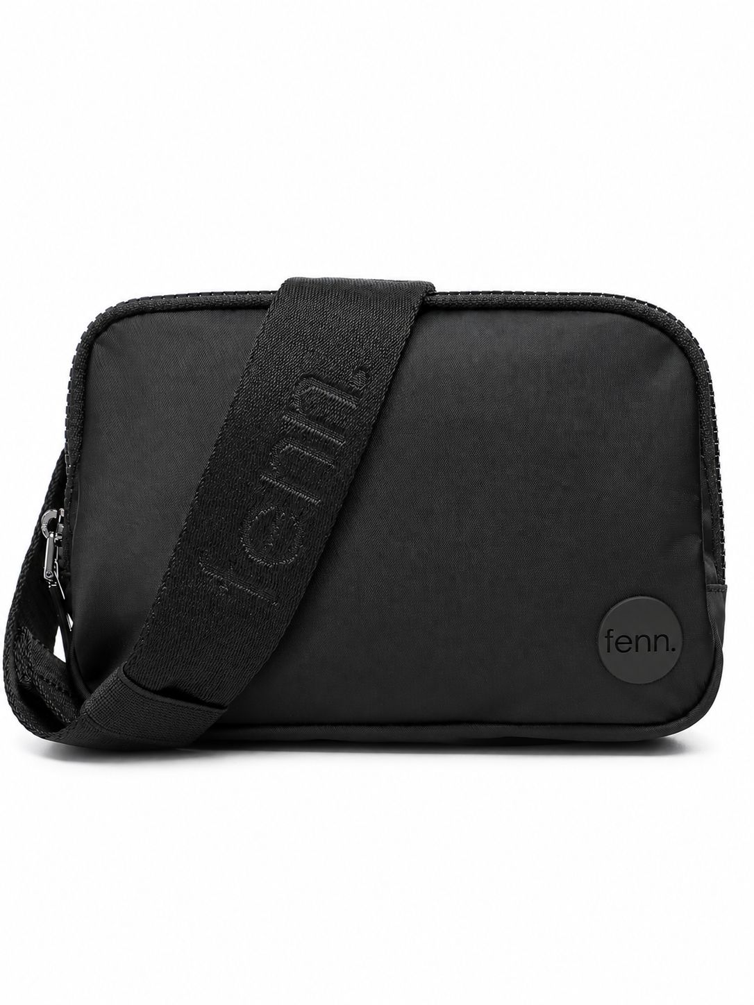 Fenn - Belt Bag – Black – Silver Trim