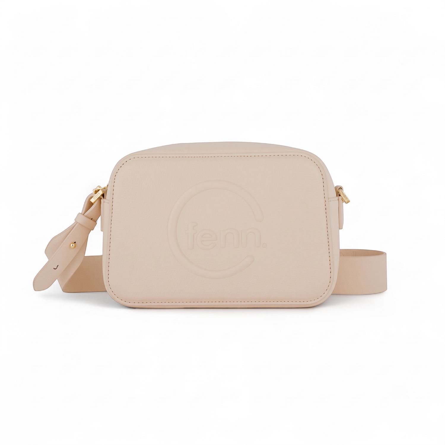 Fenn - Crossbody – Nude – Gold Zip