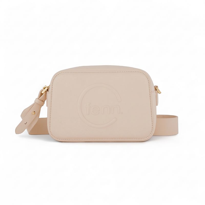 Fenn - Crossbody – Nude – Gold Zip