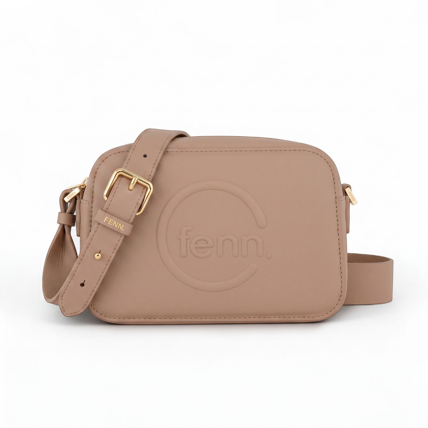 Crossbody – Mocha –Gold Zip