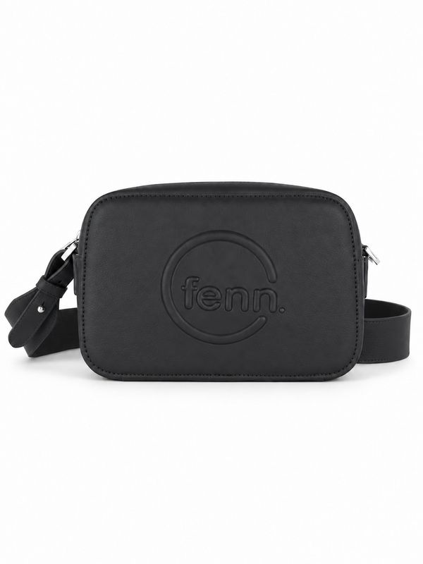 Fenn - Crossbody – Black –  Silver Zip