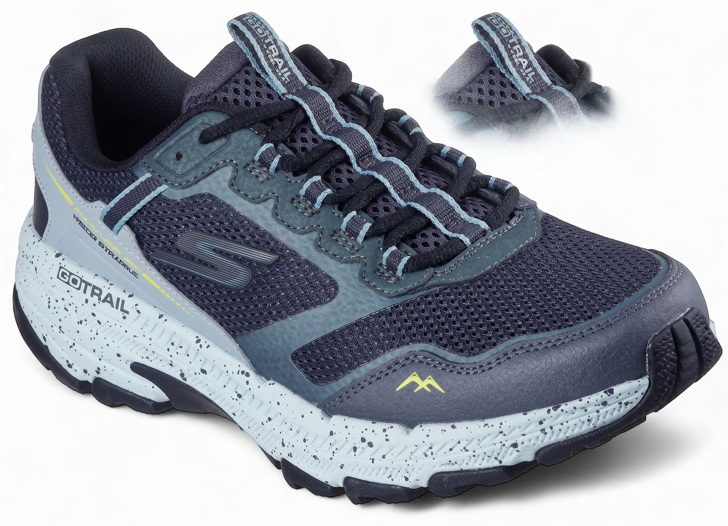 Sketchers - Go Run Trail Altitude 2.0 -Navy Aqua, Size.: UK 3