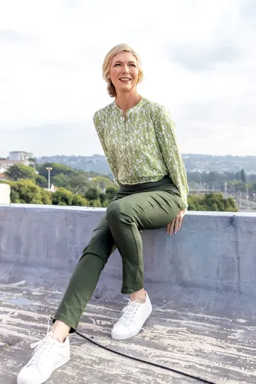 Barrington - Kelly Jegging - Olive, Colour: Olive, Size.: 32