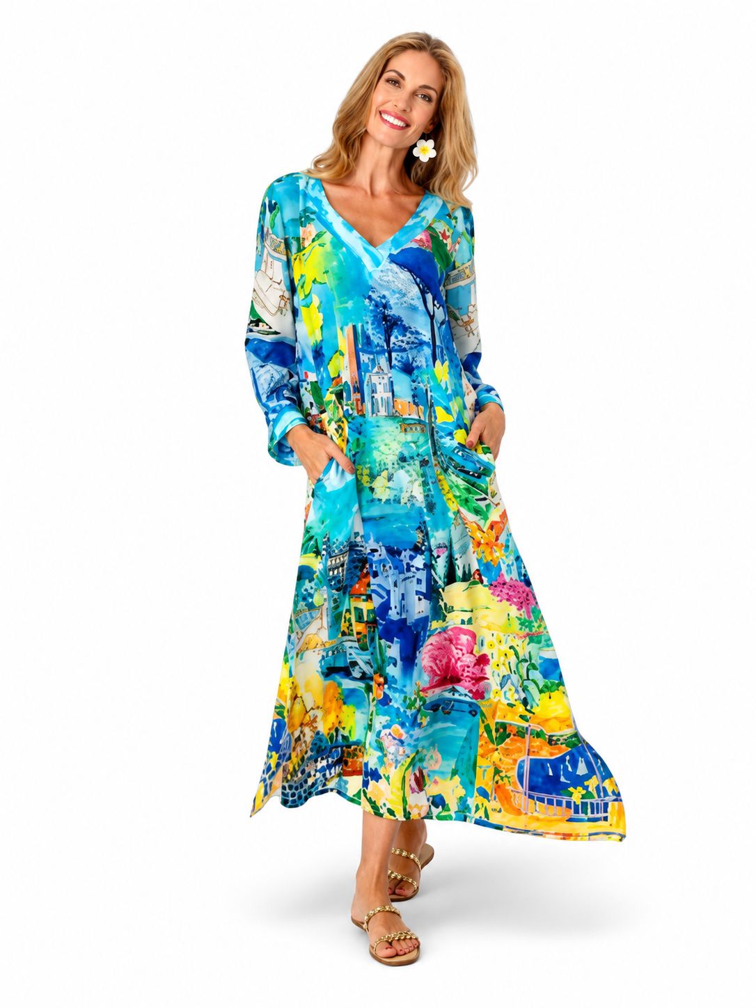 Iconic - Gloria Dress - Blue Voyage, Size.: X-Small