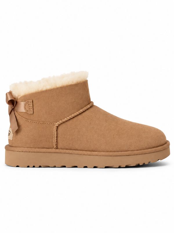 UGG - Classic Ultra Mini Bayley Bow - Sand