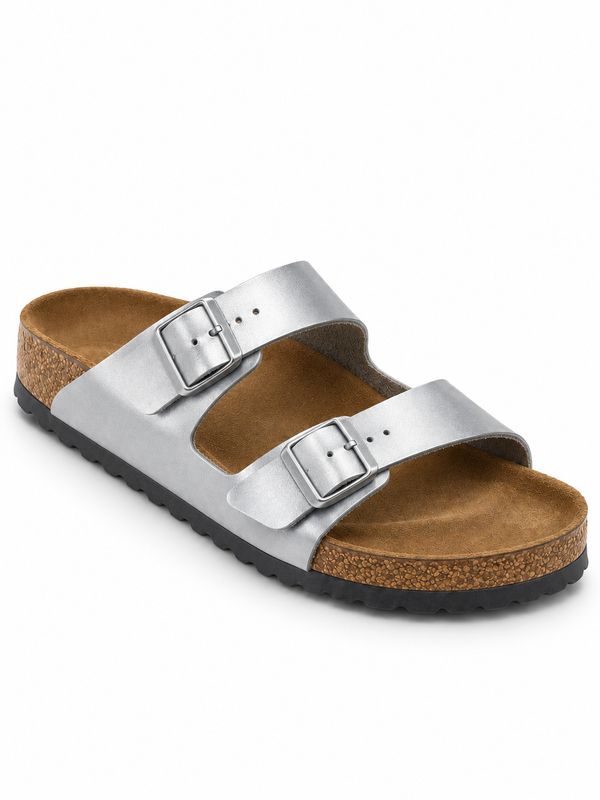 Birkenstock - Arizona - Birko-Flor - Matallics Silver - 40N