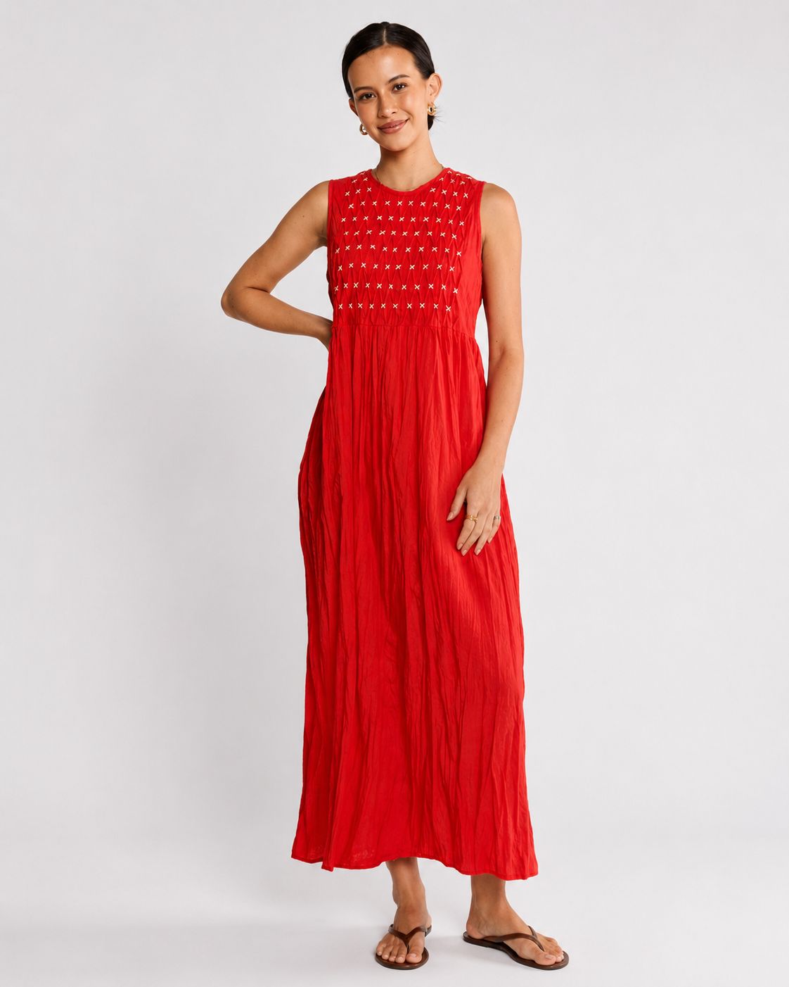 Lulalife - Marilyn Maxi - Red, Size.: XS