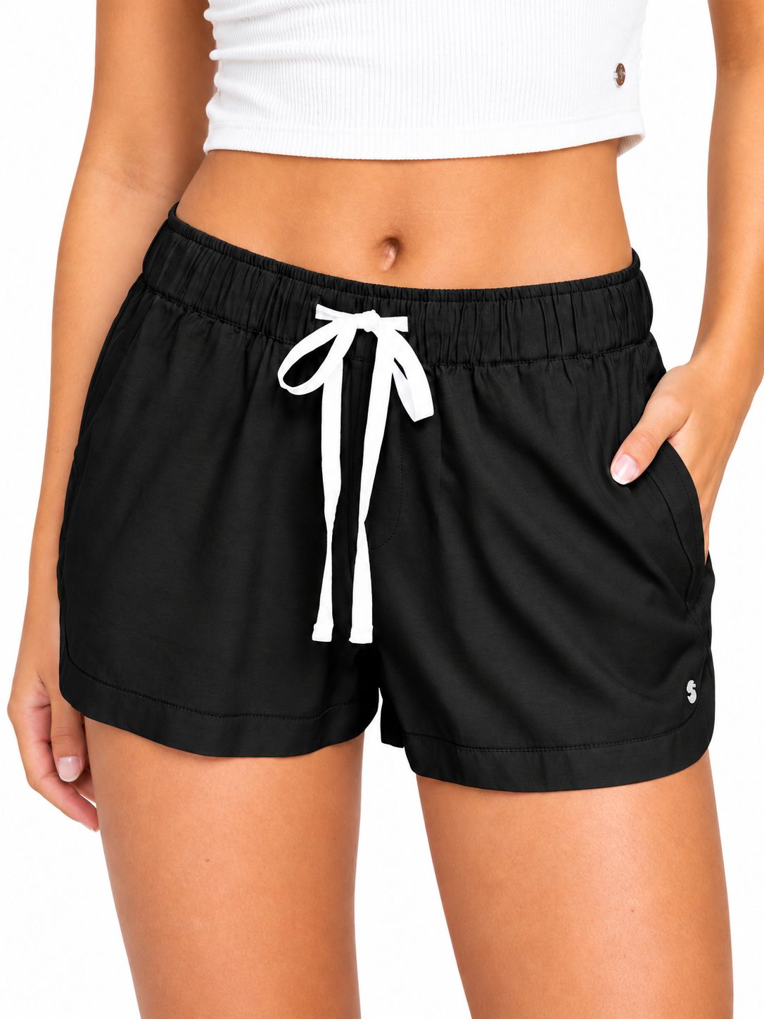 Roxy - Favourite Girl Shorts - Black, Size.: XS