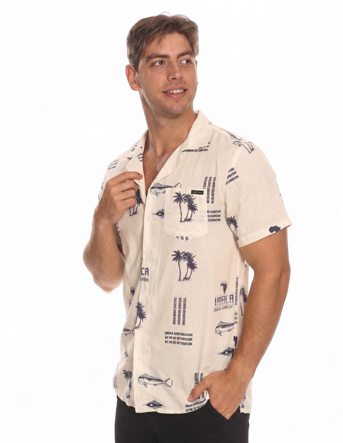 Ripcurl - Africa Desto SS Shirt - Bone, Sizes: S