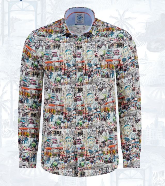 FNF - 33.006.073 - L/S Shirt - Sketch, Size.: X-Small