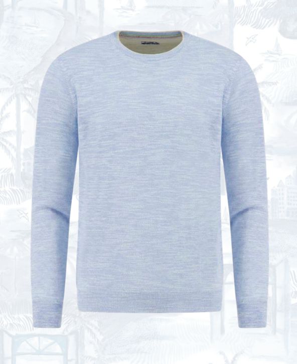 FNF -33.501.610 - L/S Pullover - Light Blue, Size.: X-Small