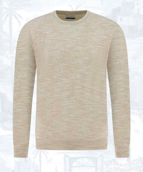 FNF -33.501.205 -L/S Pullover - Sand, Size.: X-Small