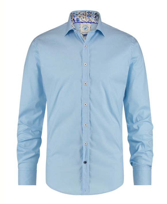 FNF - 99.0005 -L/S Power Stretch - Light Blue, Size.: Medium