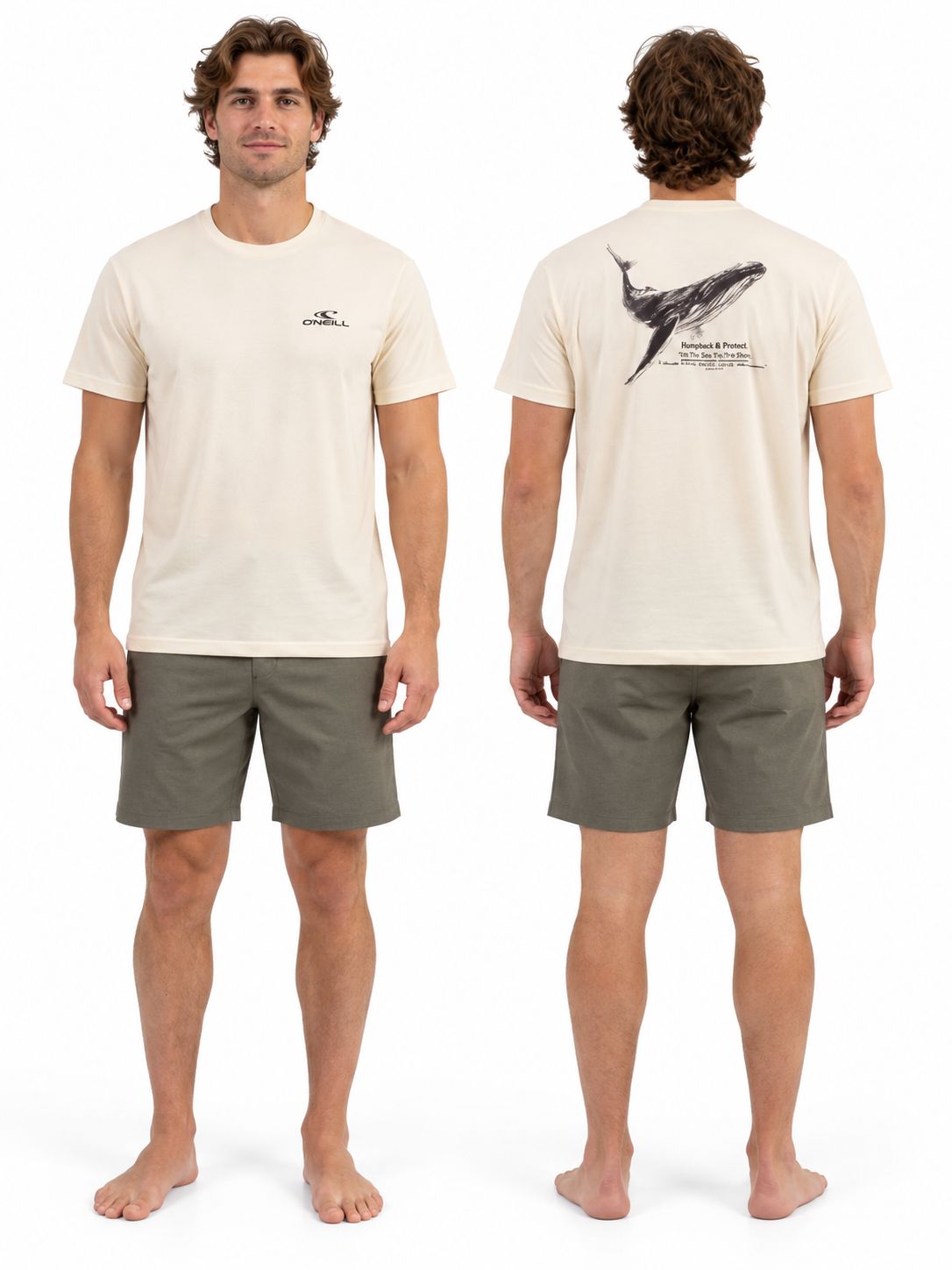 O'neill - Blue Drift-White, Size.: S