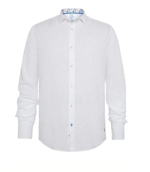 FNF -99.0004-101-L/S Shirt - Off White, Size.: Medium