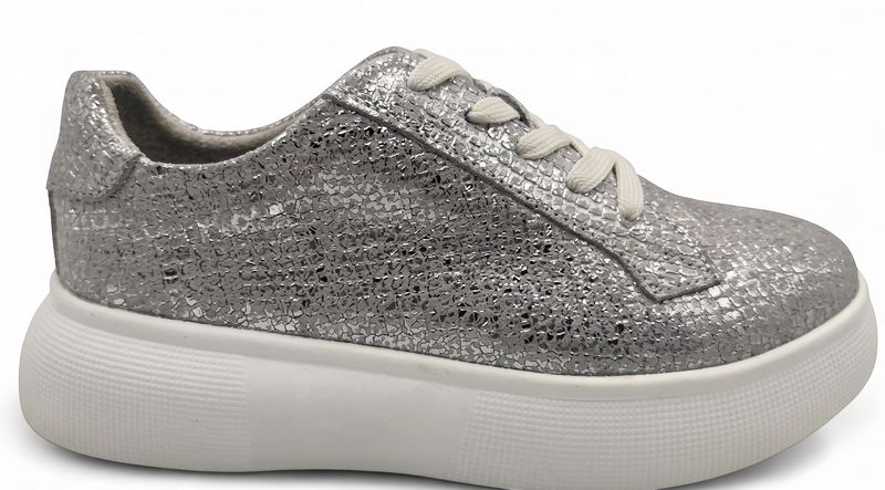 Julz - Bayley -Textured Silver Snake
