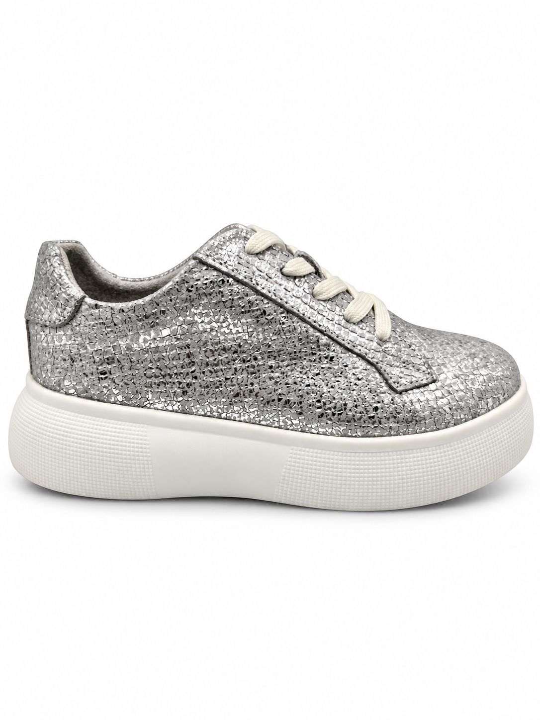 Julz - Bayley -Textured Silver Snake, Size.: UK 4 (37)