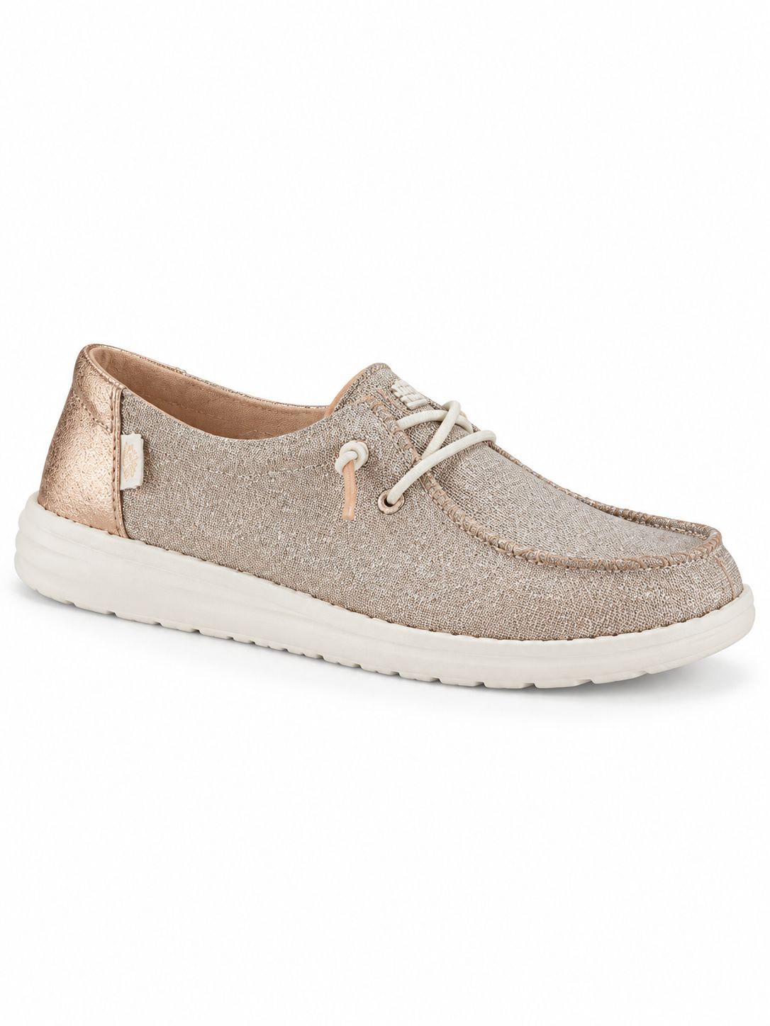 Hey Dude - Wendy Metallic Sparkle - Rose Gold - 41082-7D9, Sizes: UK4