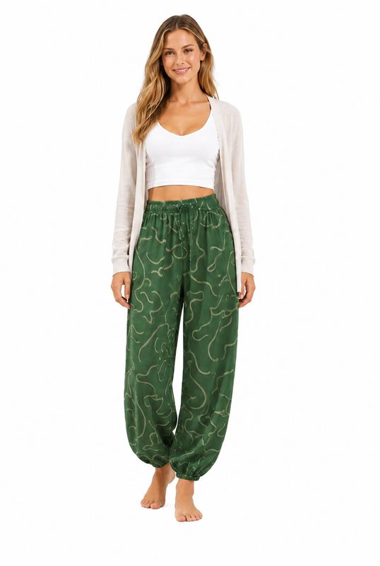 Indoblu - LP7 - Relaxed Pants - Cacing - Army
