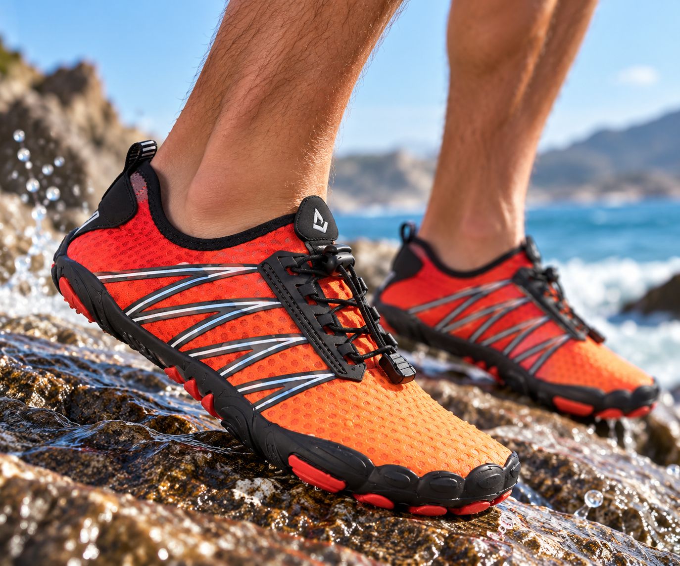 Aqua - Hydro Flex - Orange Gradent - 15335, Sizes: UK8