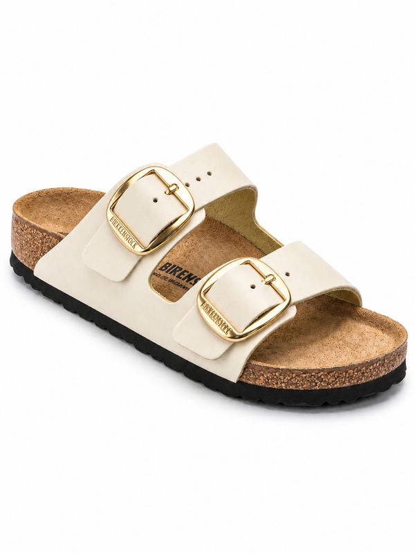 Birkenstock - Arizona - Big Buckle Nubuk Leather - Ecru