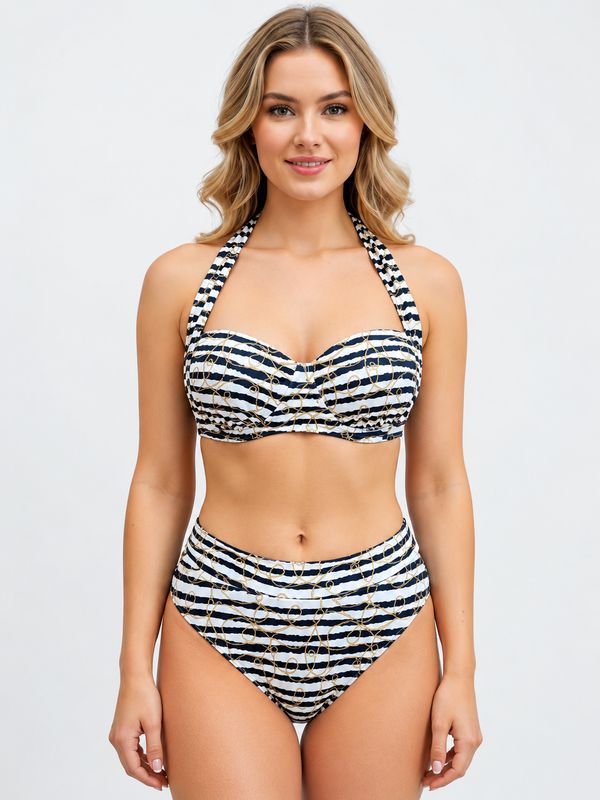 SunThings - Riviera Stripe - Higher Leg Bottom