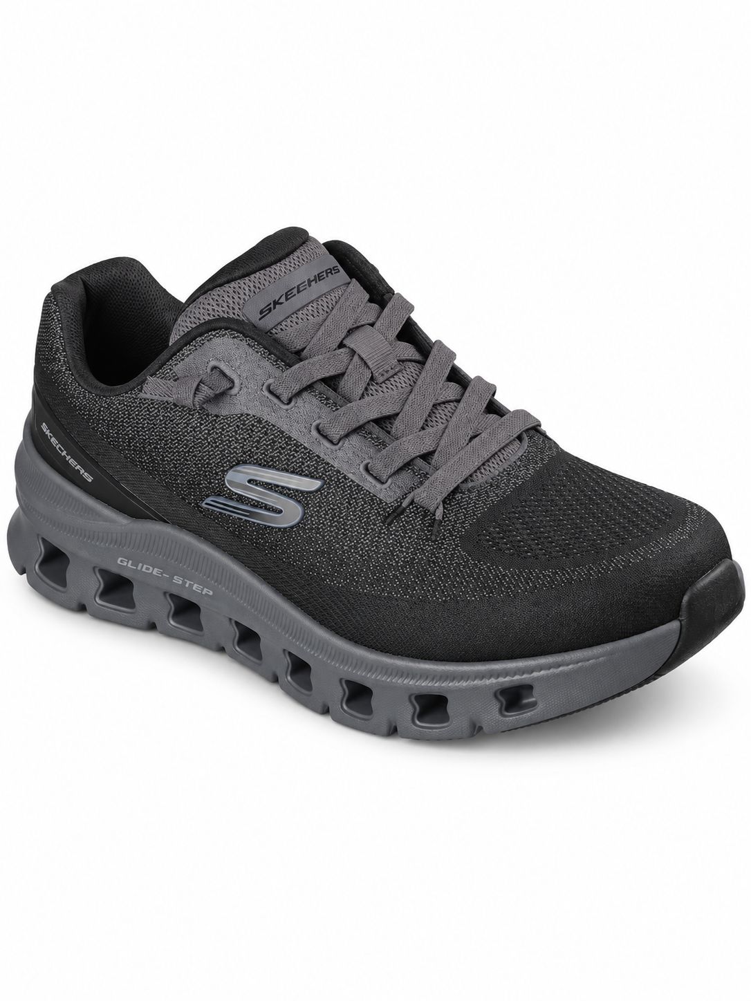 Sketchers - Mens - Glide Step Pro - Black/Charcoal, Sizes: UK8