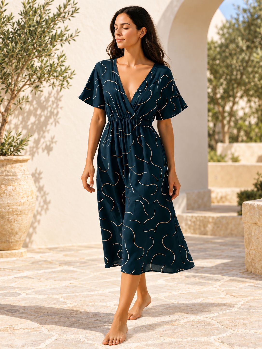 Indoblu - LD1 - Maxi Dress - Black