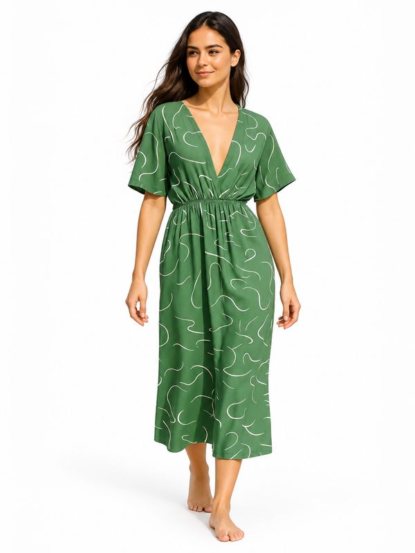 Indoblu - LD1 - Maxi Dress - Army Green