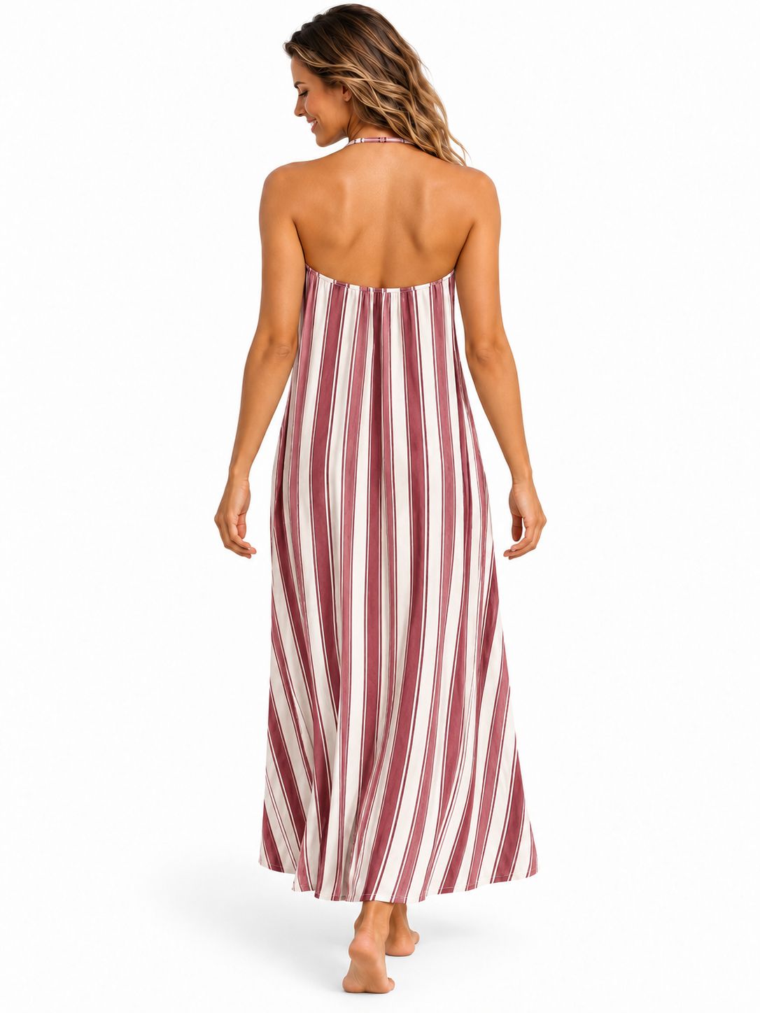 Indoblu - LD2 - Maxi Dress - Maroon