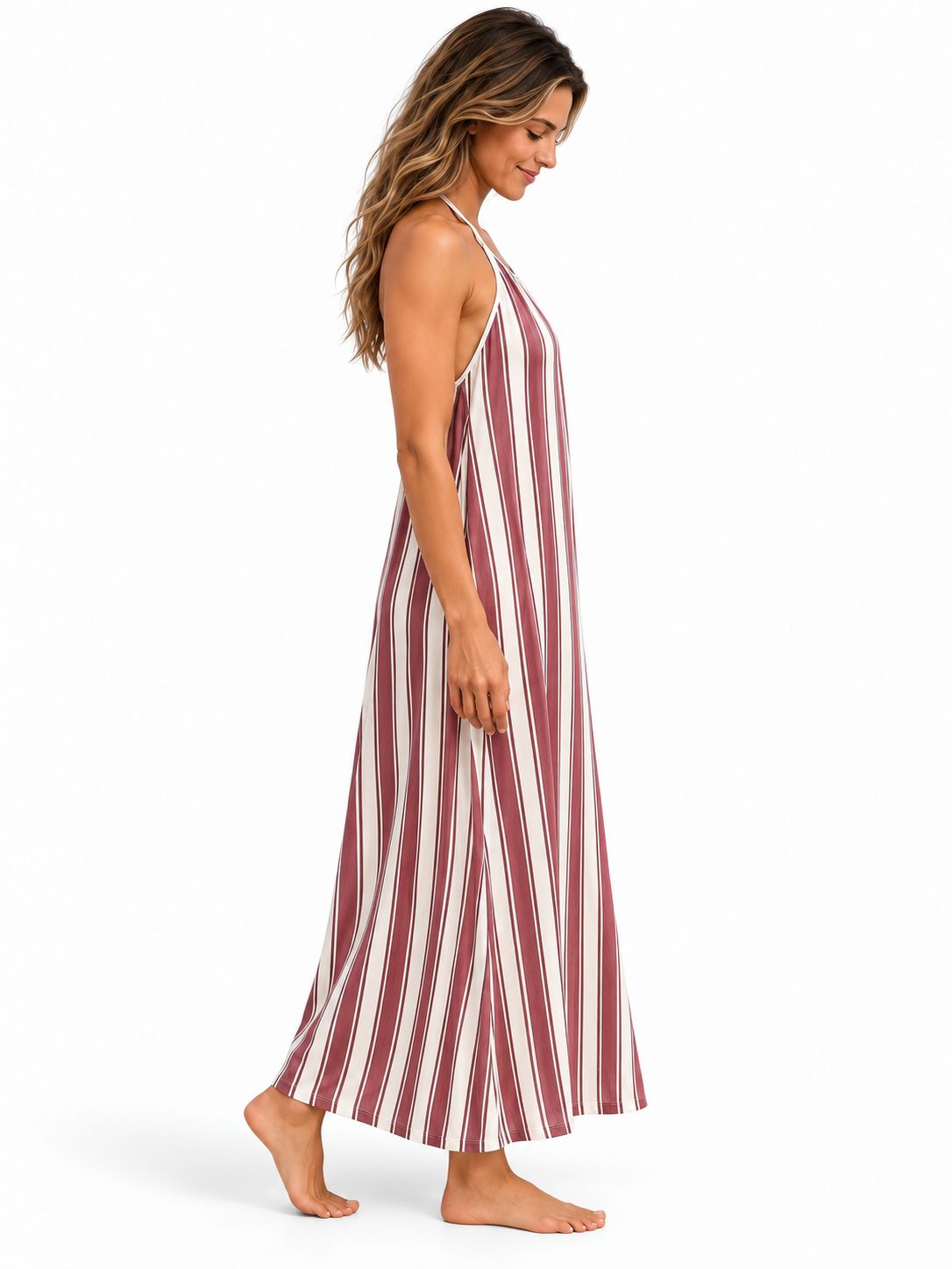 Indoblu - LD2 - Maxi Dress - Maroon