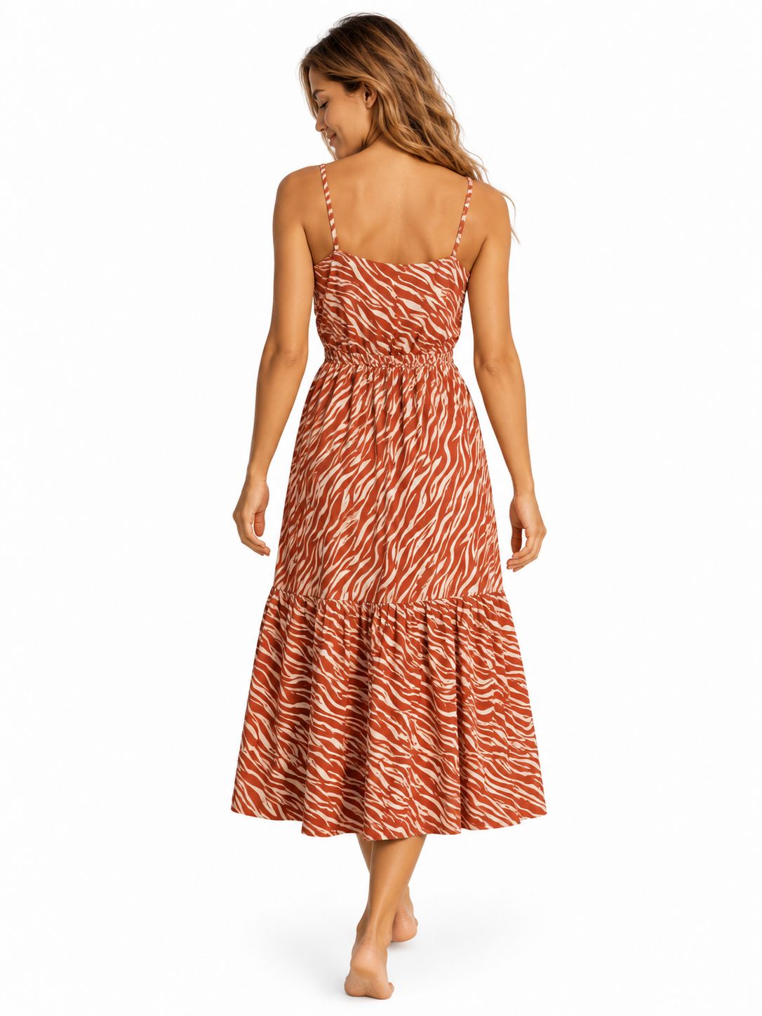 Indoblu - LD3 - Maxi Dress - Terracotta