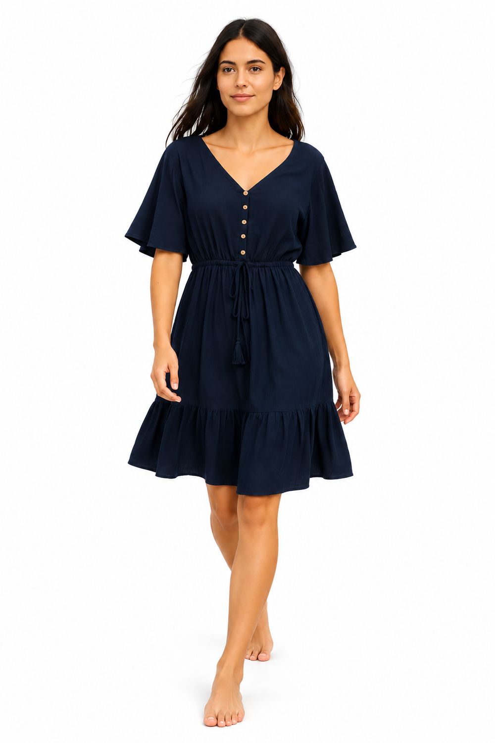 Indoblu - MD1 - Midi Dress - Navy