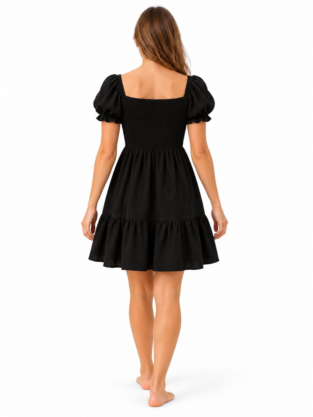 Indoblu - MD2 - Midi Dress - Black