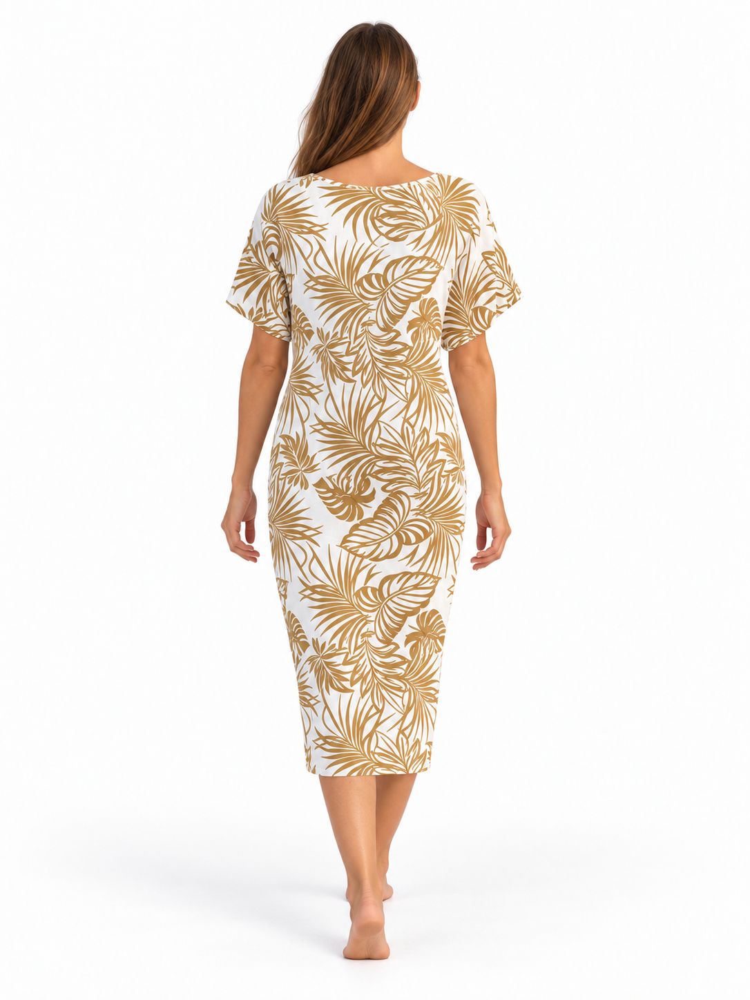 Indoblu - MD5 - Midi Dress - Caramel