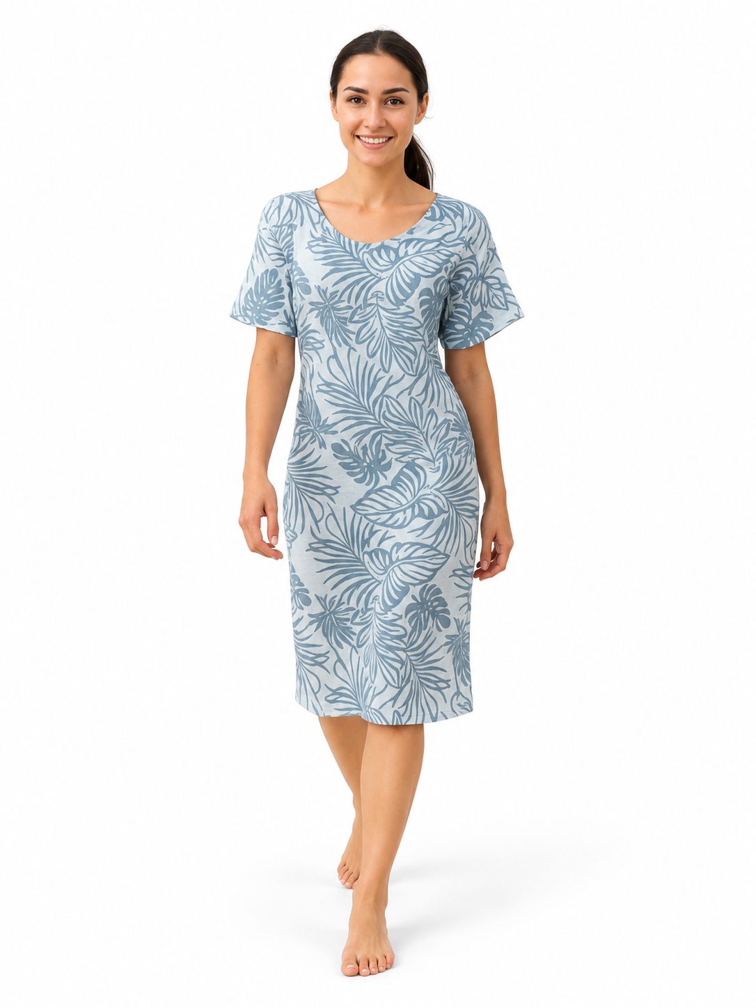 Indoblu - MD5 - Midi Dress - Grey