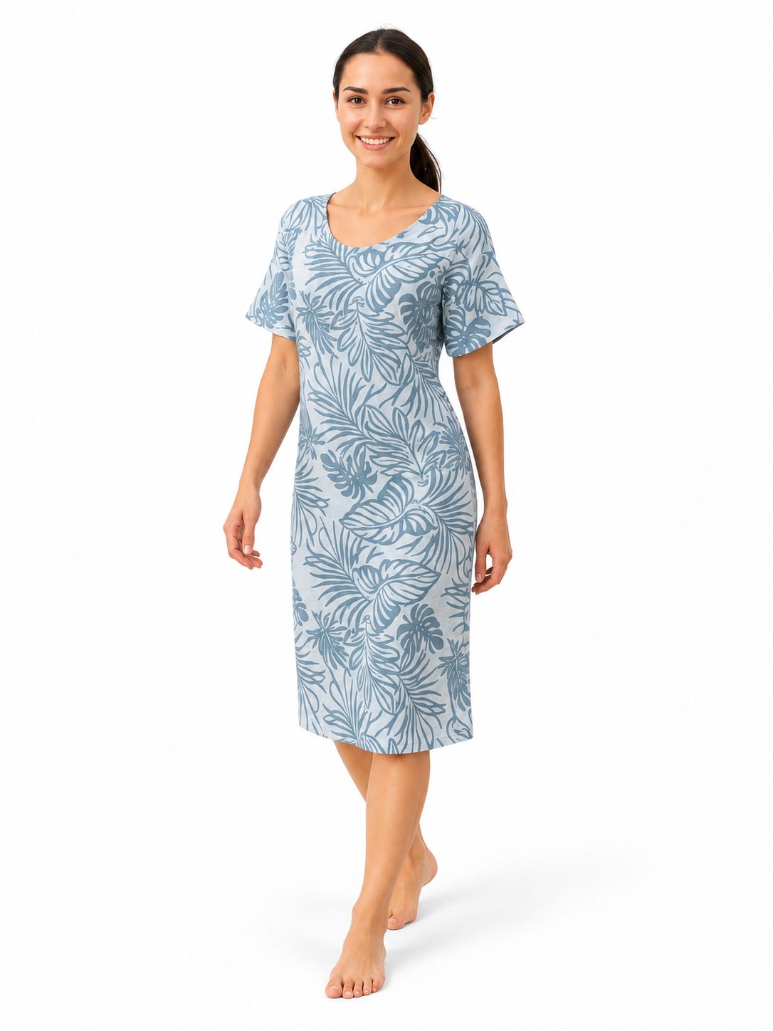 Indoblu - MD5 - Midi Dress - Grey