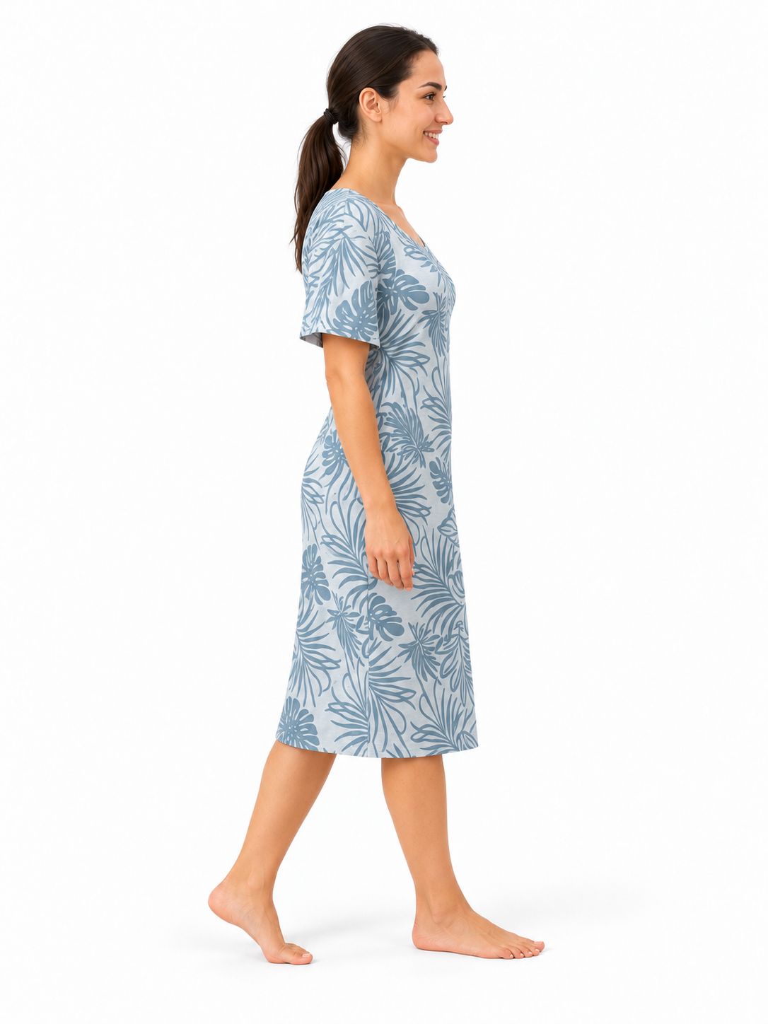 Indoblu - MD5 - Midi Dress - Grey
