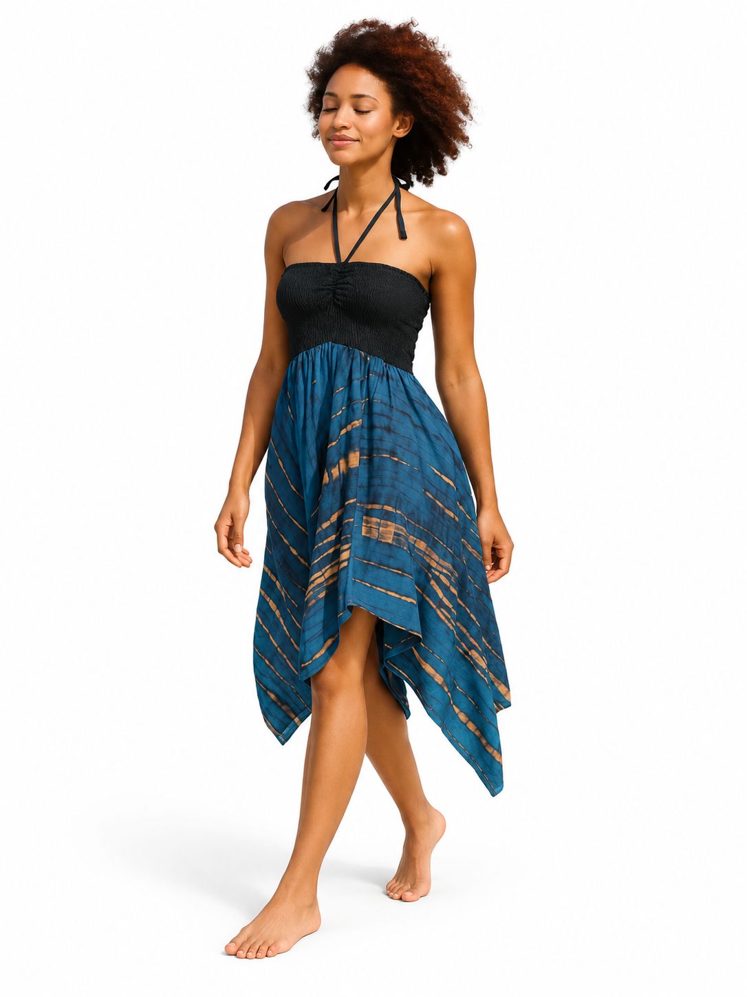 Indoblu - MD6 - Midi Dress - Navy