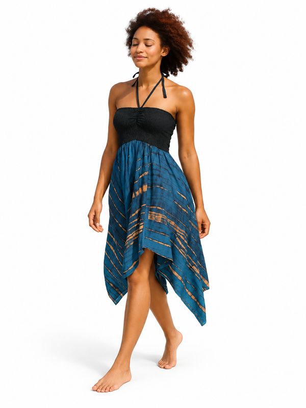 Indoblu - MD6 - Midi Dress - Navy