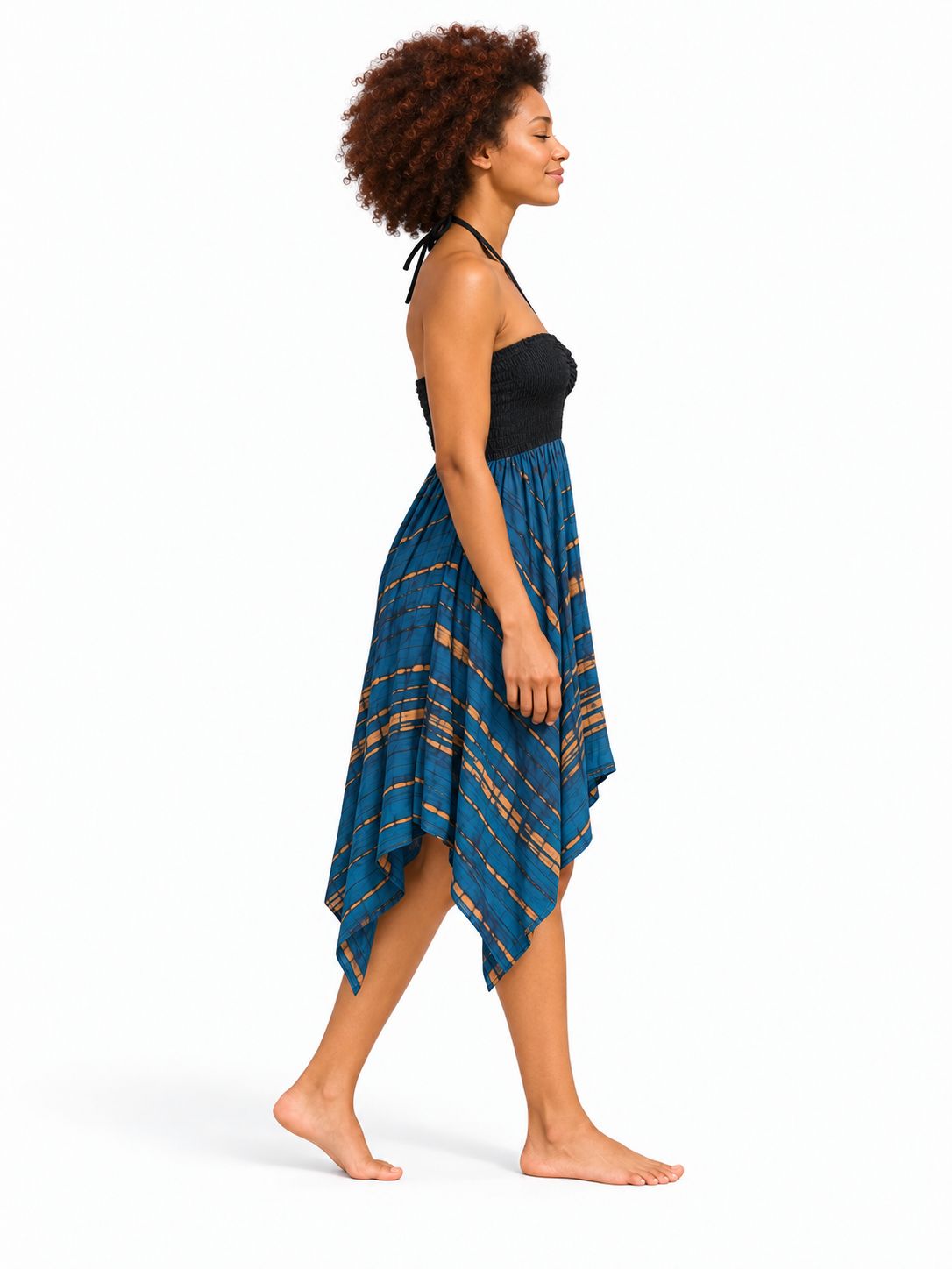 Indoblu - MD6 - Midi Dress - Navy