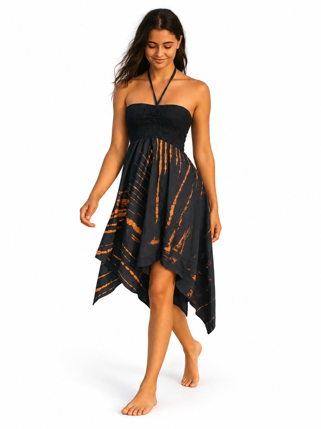 Indoblu - MD6 - Midi Dress - Black