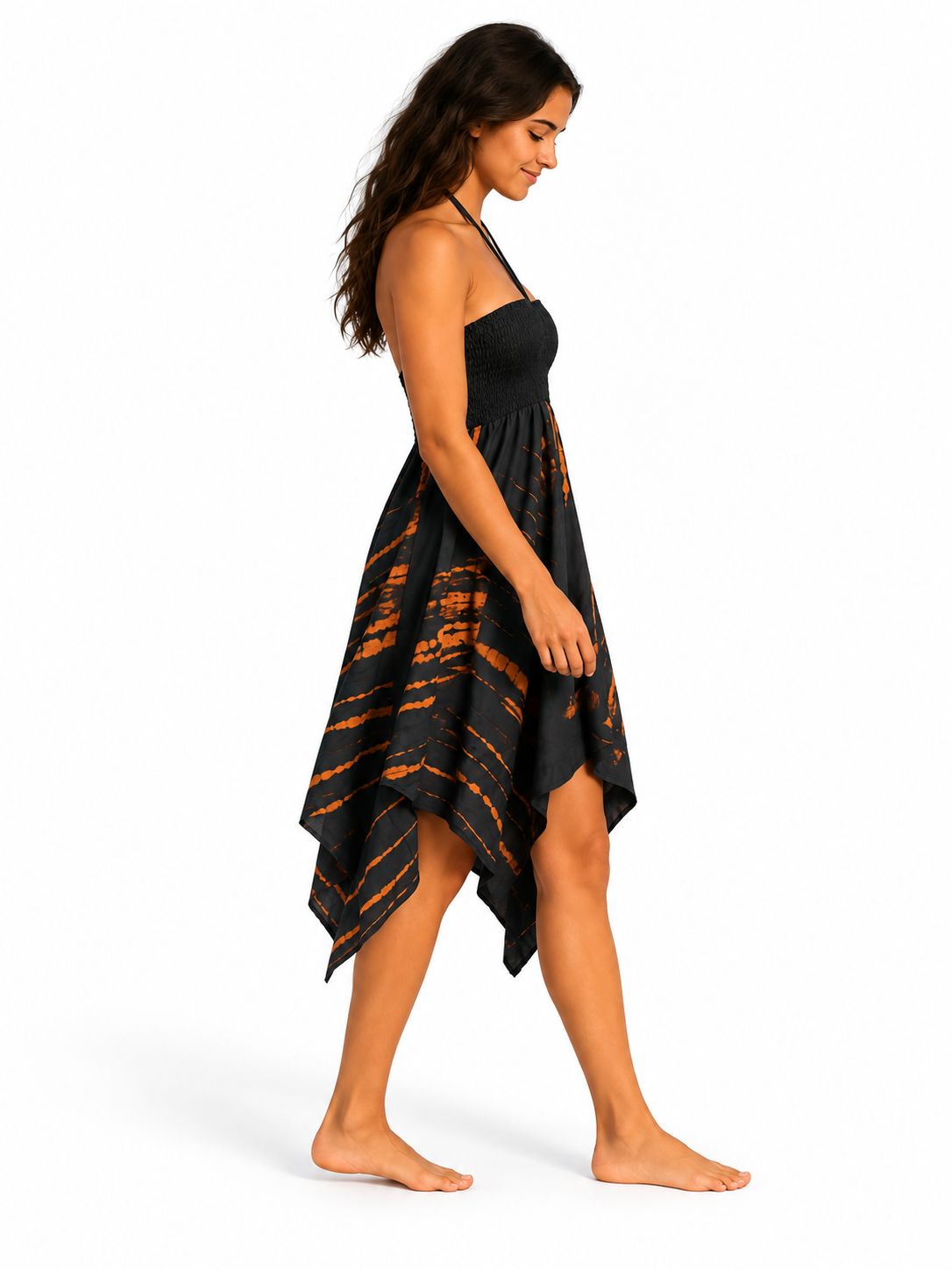 Indoblu - MD6 - Midi Dress - Black