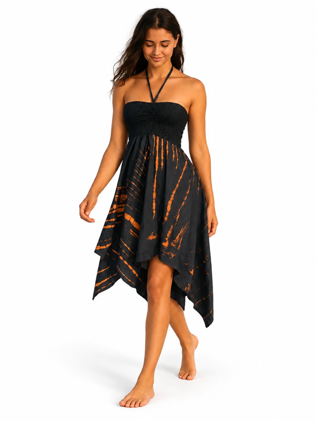 Indoblu - MD6 - Midi Dress - Black