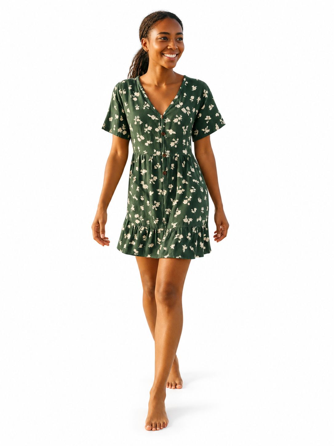 Indoblu - SD4 - Mini Dress - Green