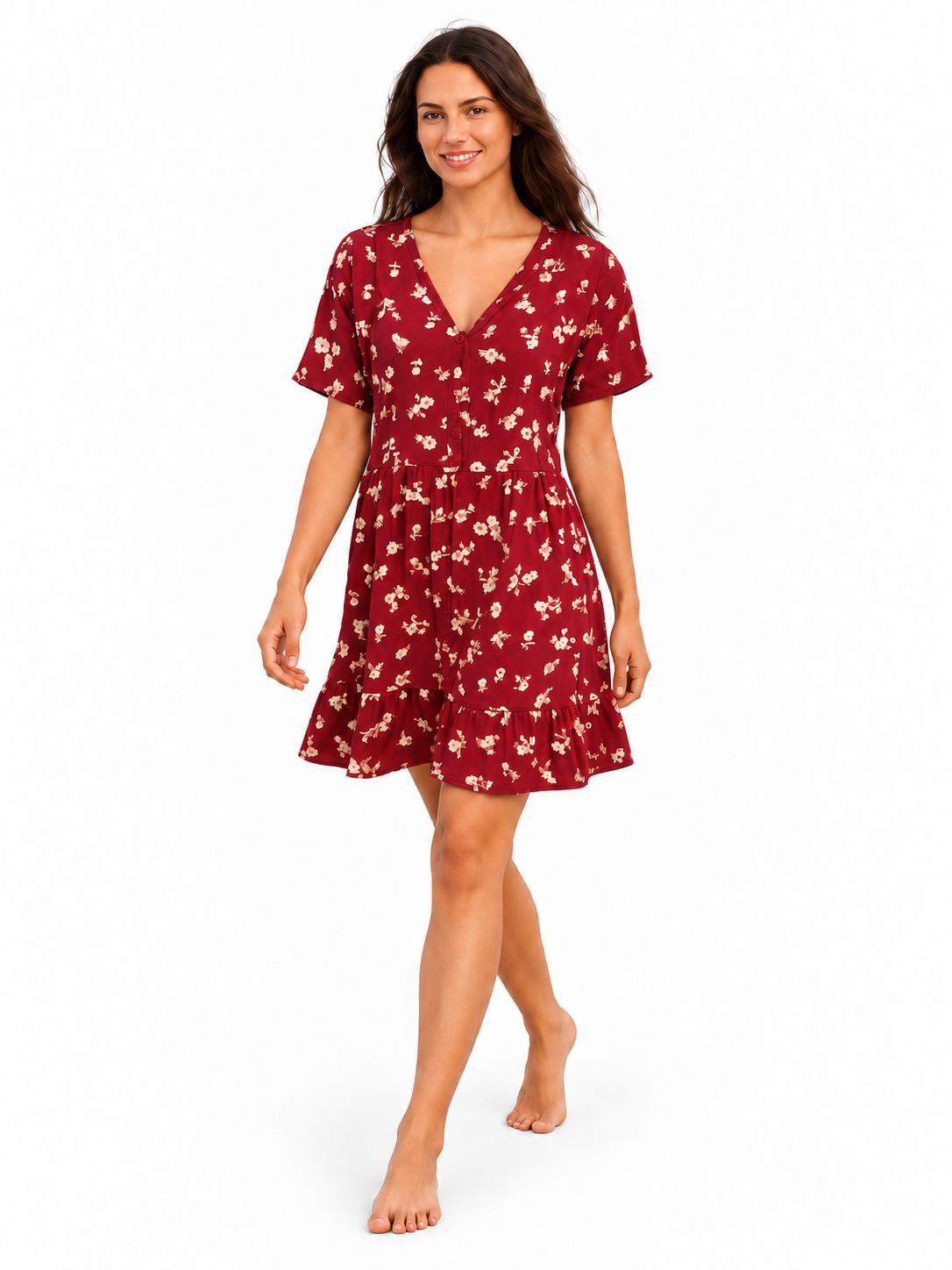 Indoblu - SD4 - Mini Dress - Red